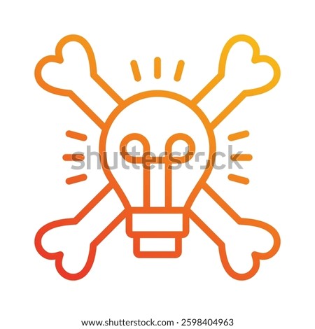 Intellectual Piracy Icon Element For Design