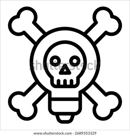 Intellectual Piracy Icon Element For Design