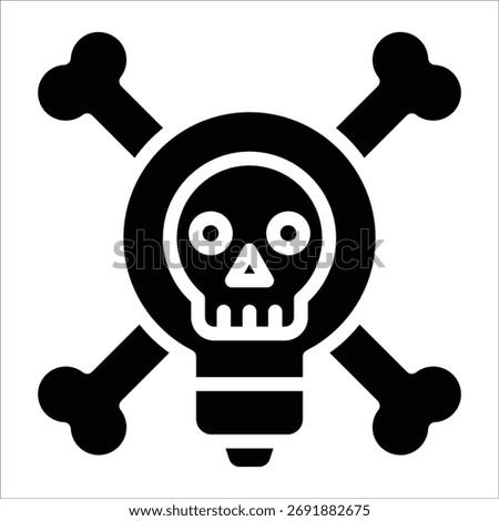 Intellectual Piracy Icon Element For Design