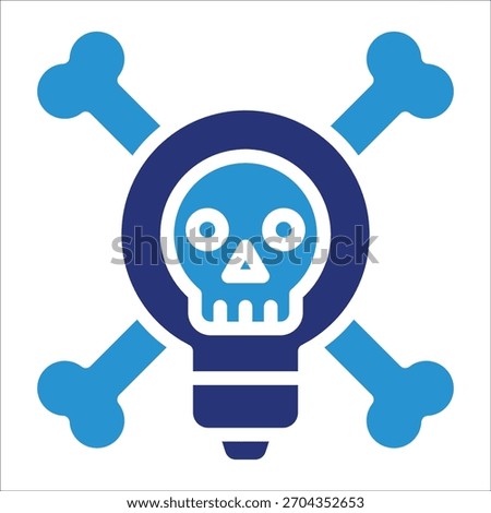 Intellectual Piracy Icon Element For Design