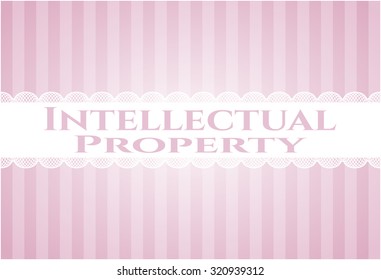 Intellectual property card with nice design