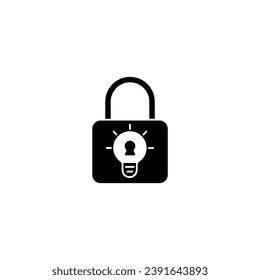 Icono de línea de concepto de propiedad intelectual. Ilustración de elemento simple. Diseño de símbolos de esquema de concepto de propiedad intelectual.