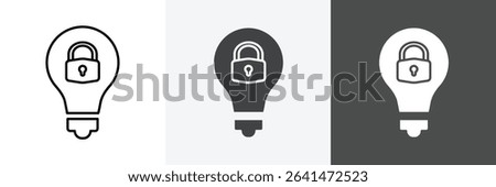 Intellectual property and copyright icon set vector art