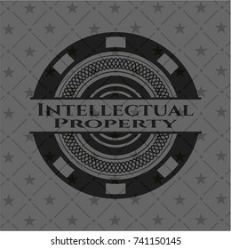 Intellectual property dark emblem