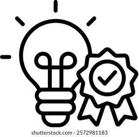 Intellectual Property Icon Element For Design