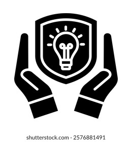Intellectual Property Icon Element For Design