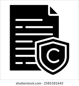 Intellectual Property Icon Element For Design