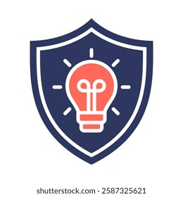 Intellectual Property Icon Element For Design