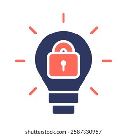 Intellectual Property Icon Element For Design