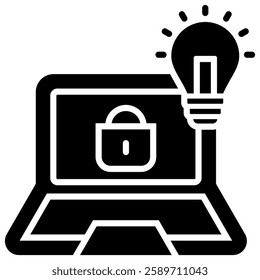 Intellectual Property Icon Element For Design