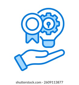 Intellectual Property Icon Element for Design