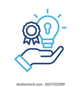 Elemento De Ícone De Propriedade Intelectual Para Design
