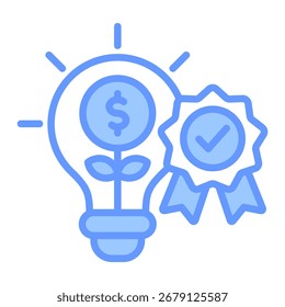 Elemento De Icono De Propiedad intelectual Para Diseño Y Vector