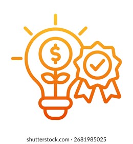 Elemento De Icono De Propiedad intelectual Para Diseño Y Vector