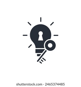 Intellectual property icon. vector.Editable stroke.linear style sign for use web design,logo.Symbol illustration.