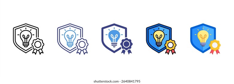 Intellectual Property Multi Style Icon Set