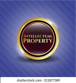 Intellectual property shiny emblem