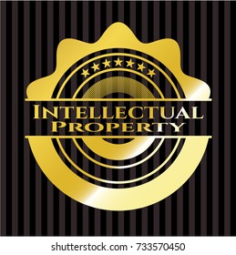 Intellectual property shiny emblem