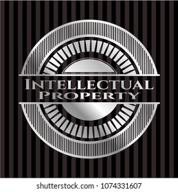 Intellectual property silver emblem or badge