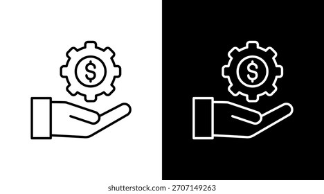 Weißes Symbol für geistiges Eigentum