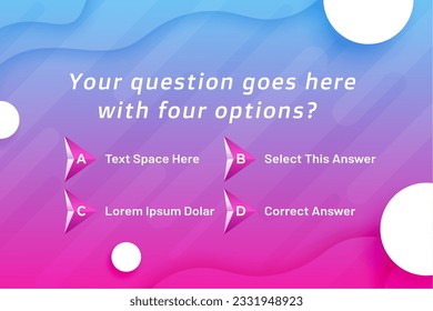 intellectual quest game show banner for your knowledge and examination vector 