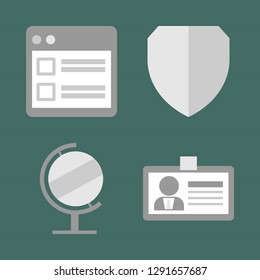 Intellectual technologies icons.