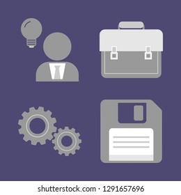 Intellectual technologies icons.