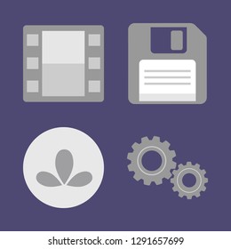 Intellectual technologies icons.