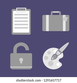 Intellectual technologies icons.