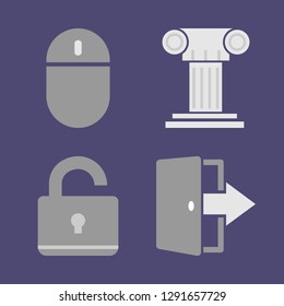 Intellectual technologies icons.
