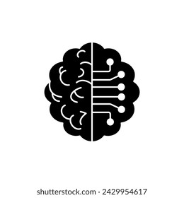 intellegence concept line icon. Simple element illustration.intellegence concept outline symbol design.