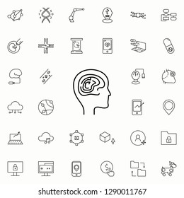 intelligence brain icon. New Technologies icons universal set for web and mobile