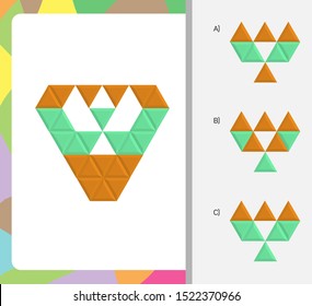 Intelligence development question - Figure completion, Visual intelligence, Practical questions IQ vector