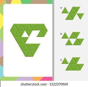 Intelligence development question - Figure completion, Visual intelligence, Practical questions IQ vector