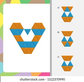 Intelligence development question - Figure completion, Visual intelligence, Practical questions IQ vector