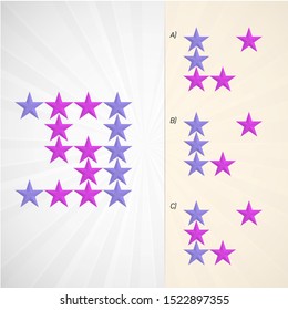 Intelligence development question - Figure completion, Visual intelligence, Practical questions IQ vector