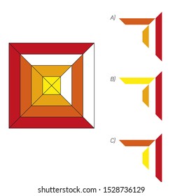 Intelligence development question - Figure completion, Visual intelligence, Practical questions IQ vector