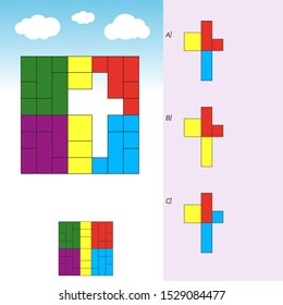 Intelligence development question - Figure completion, Visual intelligence, Practical questions IQ vector