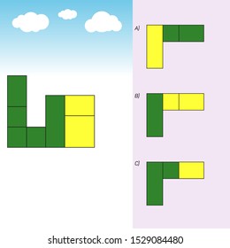 Intelligence development question - Figure completion, Visual intelligence, Practical questions IQ vector