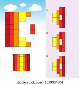 Intelligence development question - Figure completion, Visual intelligence, Practical questions IQ vector