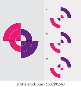 Intelligence development question - Figure completion, Visual intelligence, Practical questions IQ vector