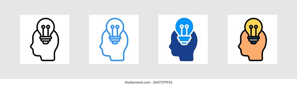 Intelligence Icon Collection Set Multiple Style
