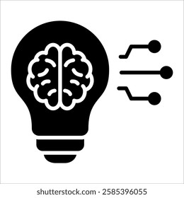 Intelligence Icon Element For Design