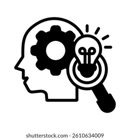 Intelligence Icon Element for Design