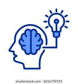 Intelligence Icon Element For Design