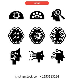 intelligence icon isolated sign symbol vector illustration - Collection of high quality black style vector icons
