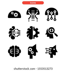 intelligence icon isolated sign symbol vector illustration - Collection of high quality black style vector icons

