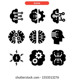 intelligence icon isolated sign symbol vector illustration - Collection of high quality black style vector icons

