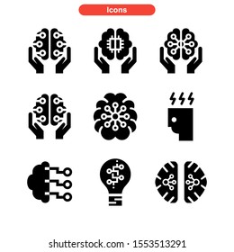 intelligence icon isolated sign symbol vector illustration - Collection of high quality black style vector icons
