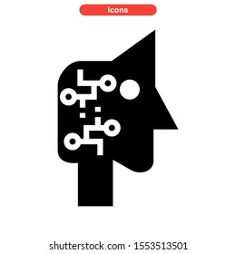 intelligence icon isolated sign symbol vector illustration - high quality black style vector icons
